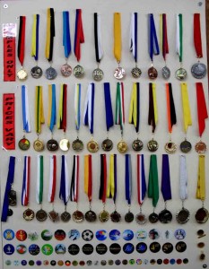 ribbons and medallions